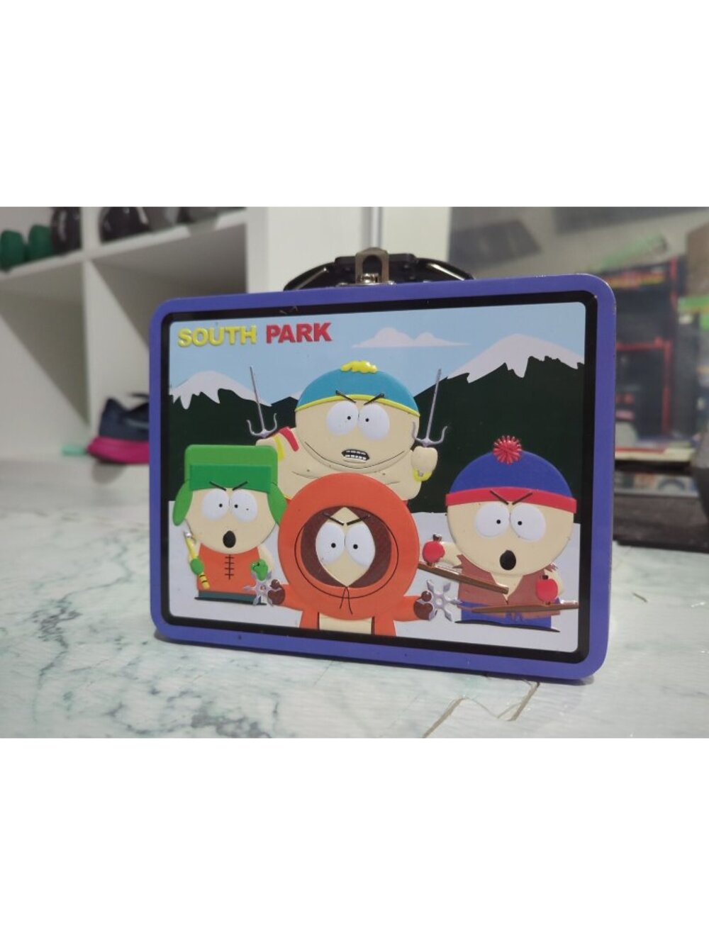 South Park Metal Tin Lunch Box "Good Times With Weapons" Ninja Anime 2011